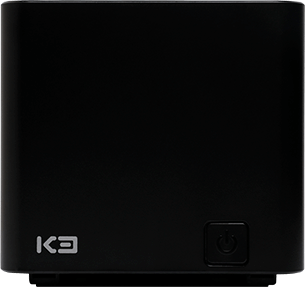 Vedere frontală a imprimantei POS K3 Custom